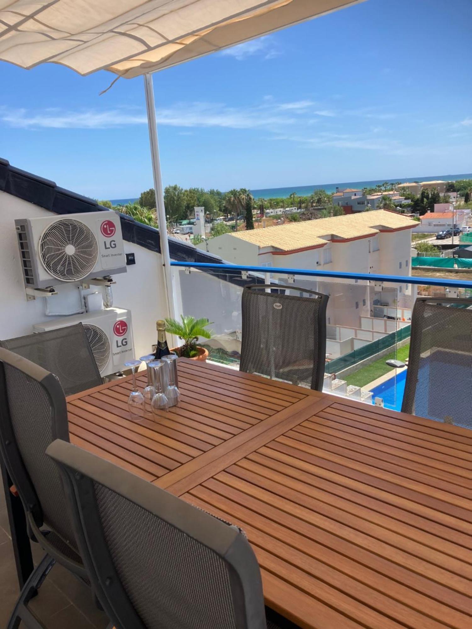 Apartamento Penthouse Playa Rabdells Oliva With Pool And Seaview Exterior foto